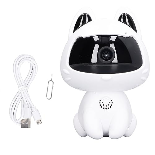 Airshi Wireless Security Camera, Home Video Monitor Night Vision Robot Pet Shape for Indoor