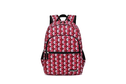 BLACKSTONE 2 Pcs School Bags Backpack Set with Luxury Stripe for Kids, Large Capacity Student Bookbag, Includes Backpack and Lunch Bag School Supplies for Boys Girls Teens