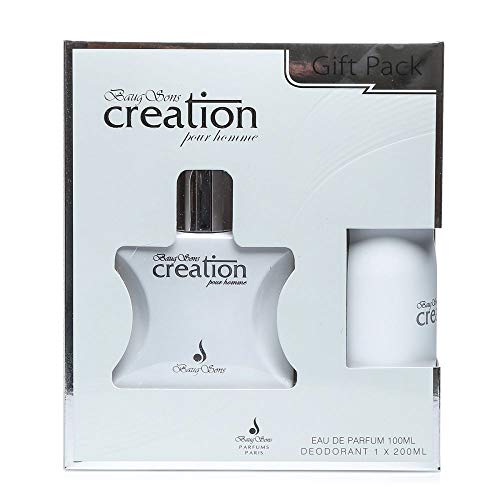 Baug Sons Creation White EDP 100ML & Deo Spray 200ML Gift Set for Men