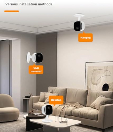 Smart mini WiFi Camera Galayou Indoor Home Cameras for Security with Night Vision Pet Camera with Phone App 24/7 SD Card Storage 1080P Indoor Camera Motion Detection, 2-Way Audio, Baby Monitor