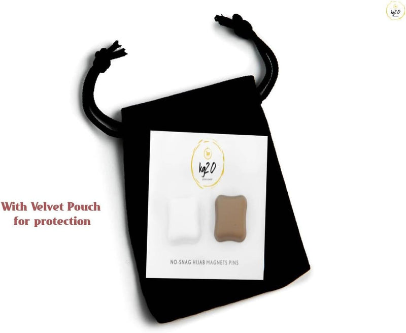 Kg20 Hijab Pin Strong Metal Plating Magnetic Hijab Clip Safe Hijab Brooch Luxury Accessory No Hole Pins Brooch Magnet for Scarf