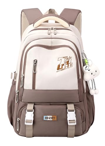 SellerFun Versatile Backpack Girls Boys Middle School Laptop Bag Water Resistant Daypack