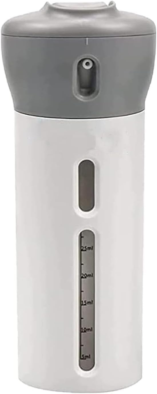 4 in 1 Travel Dispenser, Refillable Leak-Proof Kit with 4 Bottles, BPA-Free Containers for Shampoo & Conditioner, Portable Set for Toiletries