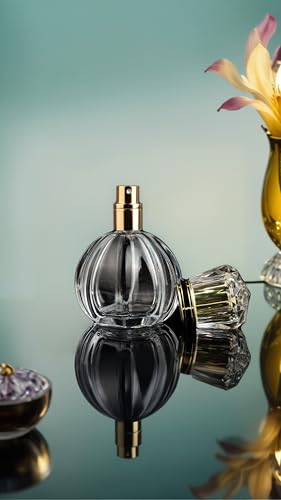 50ML 1.7 OZ Refillable Atomizer Spray Glass Empty Perfume Bottles for Travel