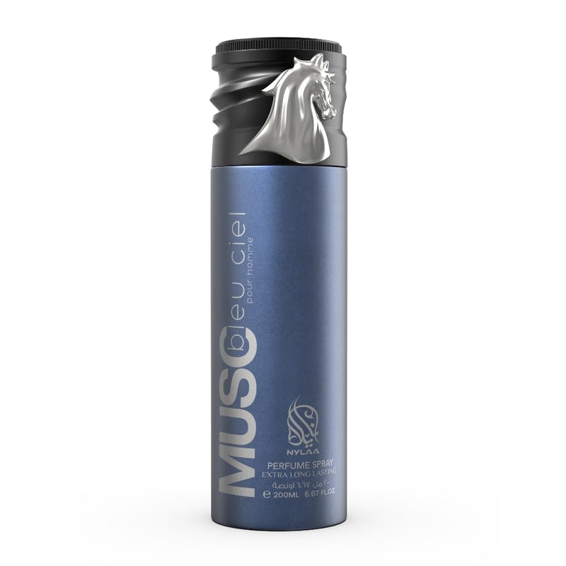 Nylaa Musc Bleu Ciel Body Perfume Spray 200 ml Men