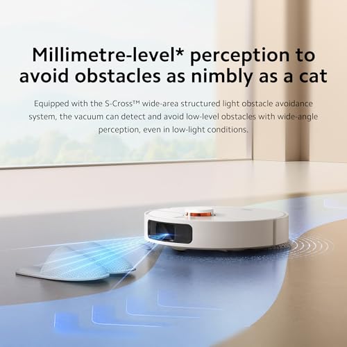 Xiaomi Robot Vacuum X20+ with 6000Pa Suction, All-in-One Station—Auto Mop washing and drying、Auto Self-Emptying, Carpet Detection, LDS Navigation, 140min Runtime, App Control，Alexa/Google Assistant