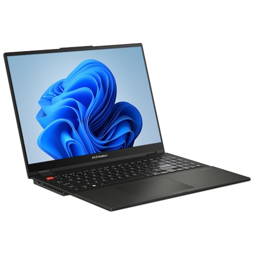 ASUS Vivobook S 16 Flip TP3604VA Laptop, 16" WUXGA IPS 60Hz Touch Display, Intel Core i9-13900H, 16GB RAM, 1TB SSD, Intel HD Graphics, English Keyboard, Win11, Midnight Black | 90NB1051-M00870