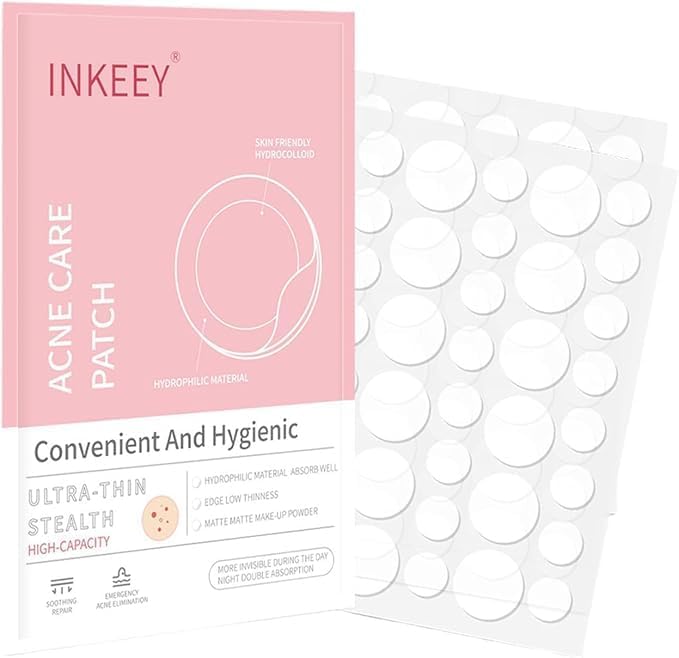 KUKUMAJI Pimple Patches for Face, Hydrocolloid Acne Pimple Patch for Covering Zits and Blemishes, Spot Stickers, Ultra Thin Spot Stickers for Face and Skin (72 Count)