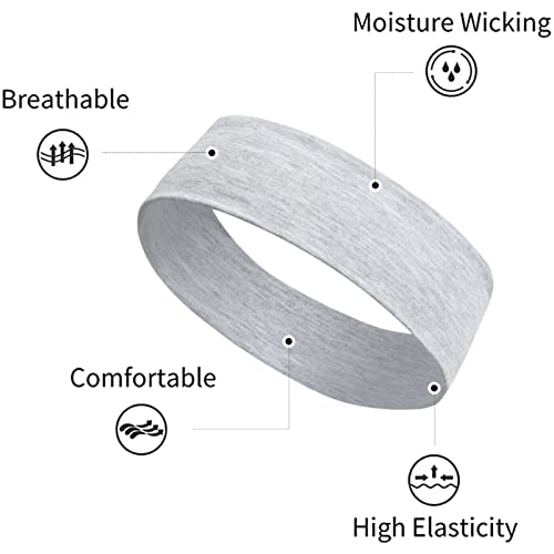TERSE Hair Bands for Women's Hair Thin Cloth Headbands for Women Soft Stretchy Head Bands Solid Hair Hands