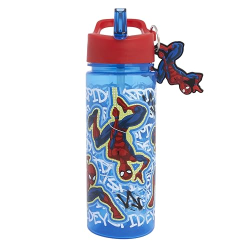 Marvel Spider-Man Street 500ml PP Bottle with Charm