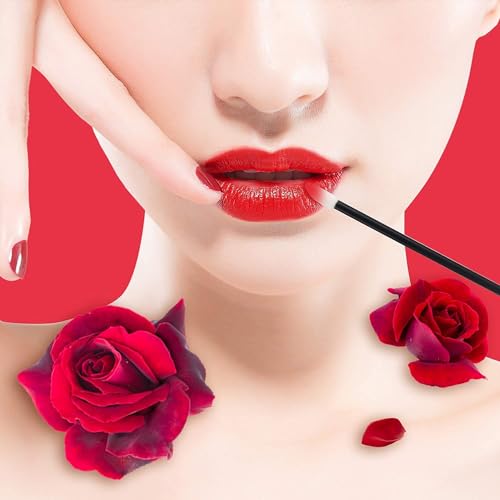 650PCS Disposable Lip Brushes Make Up Brush Lipstick Applicators Wands Makeup Brushes Lip Gloss Tester Wands Tool Kits Beauty Makeup Tool Kits Black