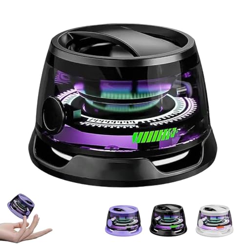 Multifunctional Magnetic Bluetooth Speaker, Magnetic Bluetooth Speaker G200, Magnetic Mini Bluetooth Speaker, G200 Small Wireless Conduction Speaker, Magnetic G200 Speaker (Black)