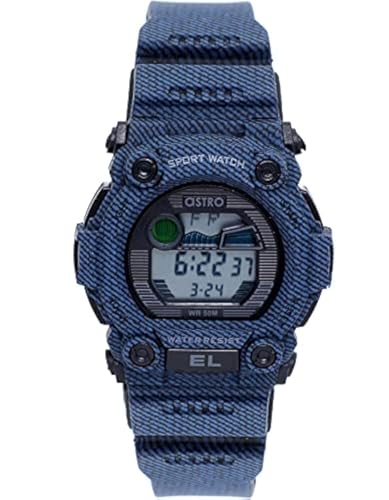 ASTRO Kids Digital Grey Dial Watch - A21901-PPNB