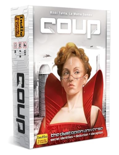 Indie Boards and cards Coup the Dystopian Universe, Multi Color