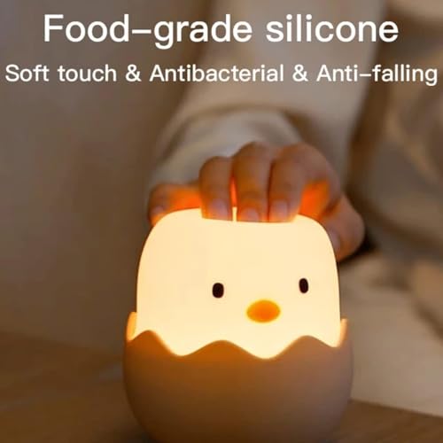 Dimmable Kids Night Light - Touch Control Rechargeable Night Lamp for Baby & Children, Bedroom Sleep Aid & Gift