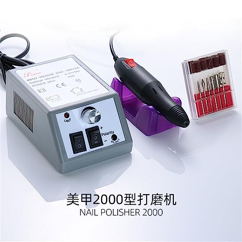 Azonee Electric Nail Drill, Professional Nail File Machine, Nails File Manicure Set, Low Noise Vibration with 156pcs Sanding Bands for Acrylic Nail Drill Remove Gel Polish Nail