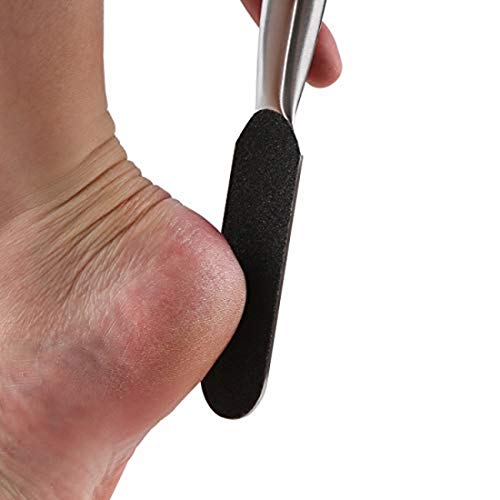 SHOWAY Foot File Callus Remover for Feet, Foot Scrubber Foot Grater Scrub Double Sided Professional Pedicure Kits Tools for Hard Dead Skin Cracked Heel, 25.2*6*3.5cm