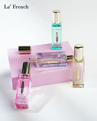 La French Perfume Gift Set for Women 4X20ml | with Mood Swing Euphoria Happiness Invoke | Luxury Perfume Set | Spicy Fresh Long Lasting Fragrance