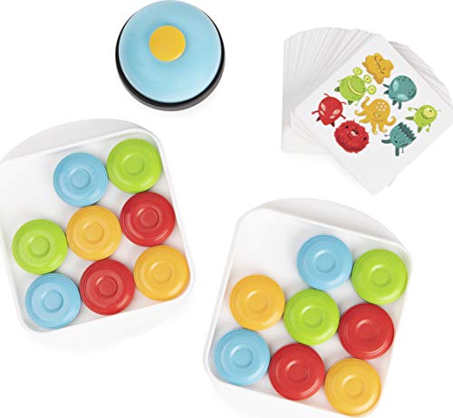 Spin Master Games Quick Pucks, Pattern Matching On-the-Go Puzzle for Adults and Kids ages 8 and Up