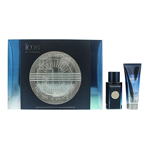 Banderas Antonio The Icon 2 Piece Gift Set: Eau De Toilette 50ml - Aftershave Balm 75ml
