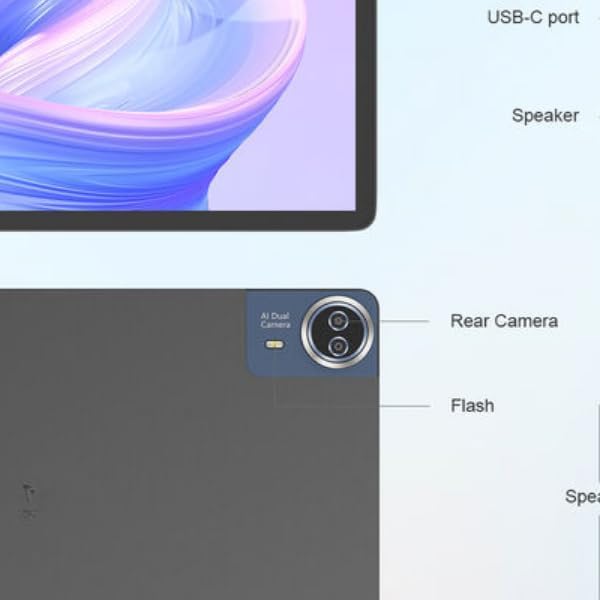 CM14000 Plus 14-Inch Android Tablet �?? Dual 5G, 12GB RAM, 1TB Storage �?? FHD Display, 20000mAh Battery, Includes Keyboard & Stylus (Black)