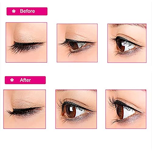 XBLDS Eyelash Curler Lash Curling Tool False Lashes Accessory with Built in Comb(Black)
