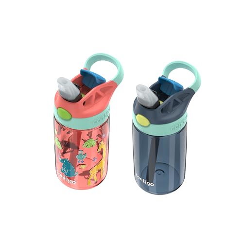 Contigo Kids Water Bottle with Redesigned AUTOSPOUT Straw, 14 oz
