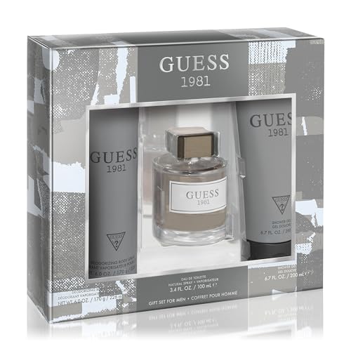 Guess 1981 For Men Set Edt 100Ml+ Sg 200Ml + Body Sray 226Ml (2023) Transparent/Combination