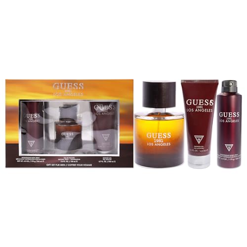 Guess 1981 Los Angeles, Eau de Toilette for Men100ml, + 200ml Shower Gel, +226ml Body Spray Set (2020)