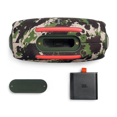 JBL Xtreme 4 Portable waterproof speaker with AURACAST (connect multiple Speaker), massive JBL Pro Sound and convenient shoulder strap,Squad