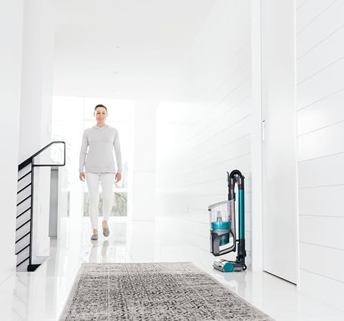 Shark Cordless Stick Vacuum Cleaner with Anti Hair Wrap, Up to 40 mins run-time,Transforms into Handheld Vacuum Cleaner with Duster-Crevice Tool & Upholstery Tool, Peacock Blue IZ102ME