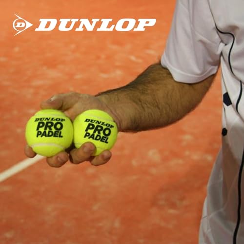 Dunlop Pro Padel ??Padel B?lle f?r Wettk?mpfe und Turniere ??Dose mit 3 B?llen