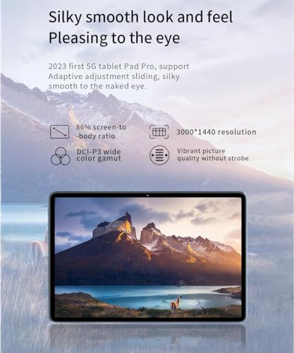 Umiio 10.1" Android Smart Tablet PC Dual SIM 5G Wifi 6GB RAM 128GB ROM Game and Music A10 Pro Kids Tab (Gold)