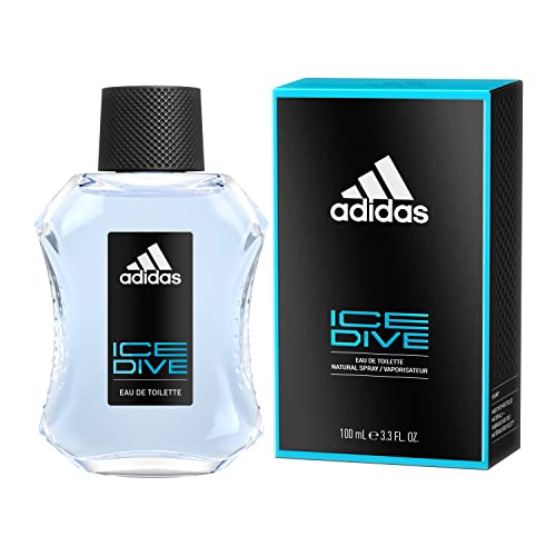 Adidas Ice Dive Fragrance set including the Adidas Ice Dive Eau de Toilette and Deodorant Body Spray (100 ml + 150 ml)