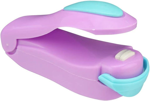 COOLBABY NO Portable Mini Sealing Machine Household Heat Sealer Capper (Purple)