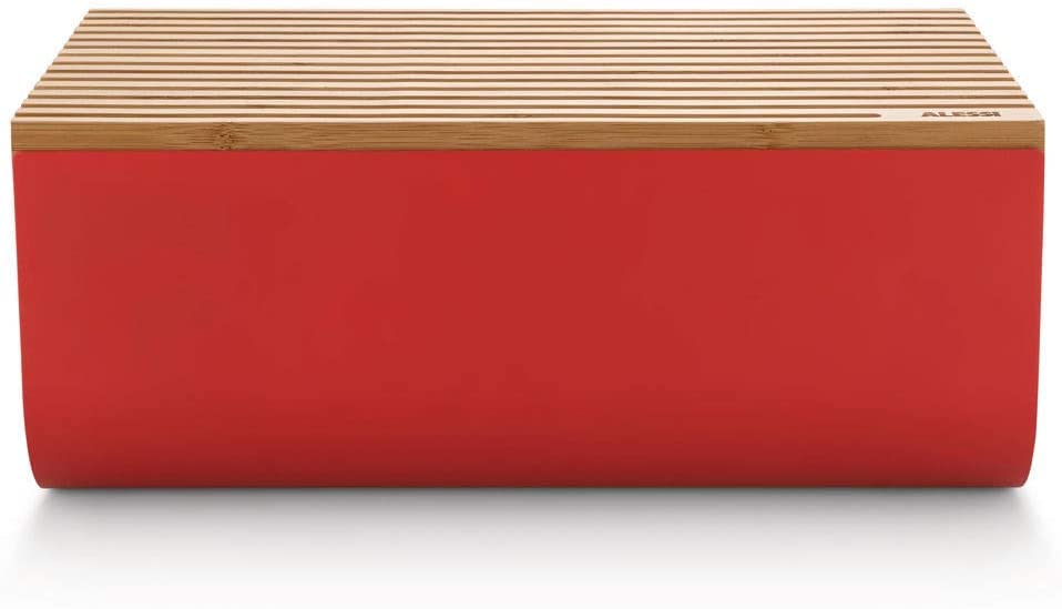 Alessi Mattina Bread bin, Warm Grey