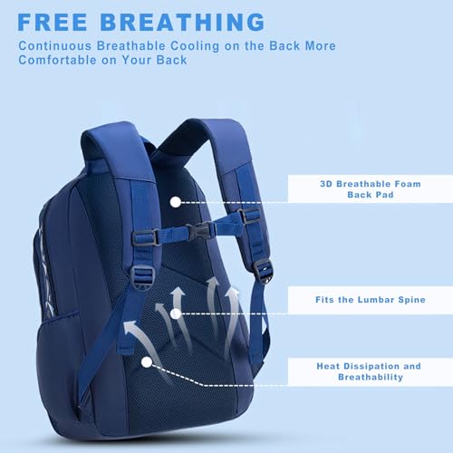 Exclusive School Bag for Boys, Large Capacity, Waterproof Kids Backpack with Ergonomic Design. Fits Textbooks, Lunch Box, and Snacks. Ideal for Grades 1-3.