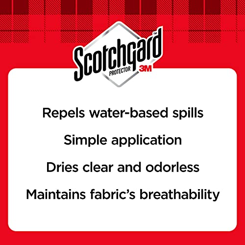 Scotchgard Fabric Water Shield 10 oz (283ml), 1 can/pack | Repels Spills | Blocks stains | Ideal for Couches, Pillows, Shoes | Long Lasting Protection | Dries quickly and odorless
