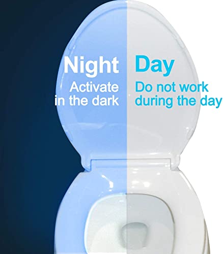 ELECDON The Original Toilet Night Light Gadget, Fun Bathroom Lighting Add on Toilet Bowl Seat, Motion Sensor Activated LED 9 Color Modes - Weird Novelty Funny Birthday Gag Gifts
