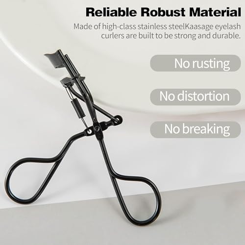 ECVV Eyelash Curler, Precision Curl Control for All Eye Shapes, Lifts & Defines, Easy to Use, Get Perfect Curl in 5 Seconds