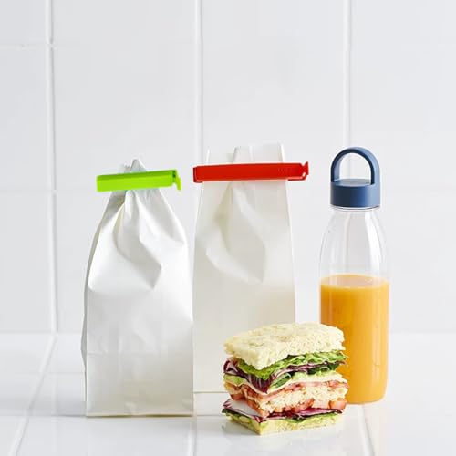 16Pcs Reusable Food Bag Clips for Food Storage in 4 Sizes and Colours,Food Bag Clips for Keeping Fresh,Food Clips for Freezer Bags, Pet Food,Sandwiches and Snacks Storage.