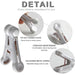 16Pcs Plastic Clothespins - Strong Traceless Utility Clothes Pins, Non-Slip Windproof Laundry Pegs, Non-Trace Sealing Clips for Clothesline