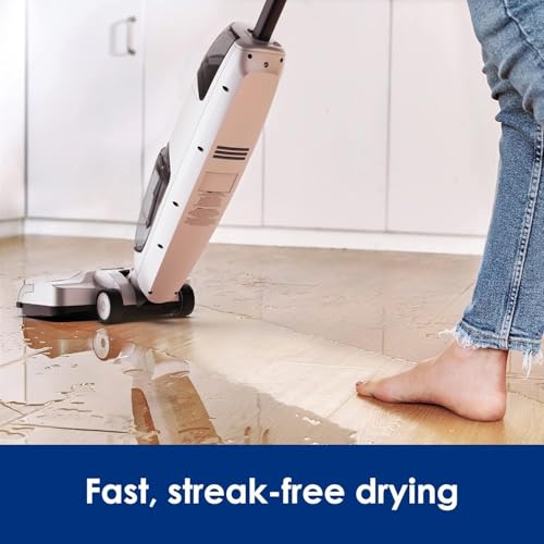 Tineco iFloor 2 Max Wet and Dry Cordless Vacuum Cleaner and Mop, Self cleaning with Streak-free Drying, Ideal for Hard Floors, All corners, sticky messes and pet Hairs, Portable and Lightweight Design