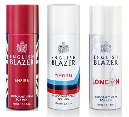 English Blazer Assorted 150ml 2 +1 Body Spray