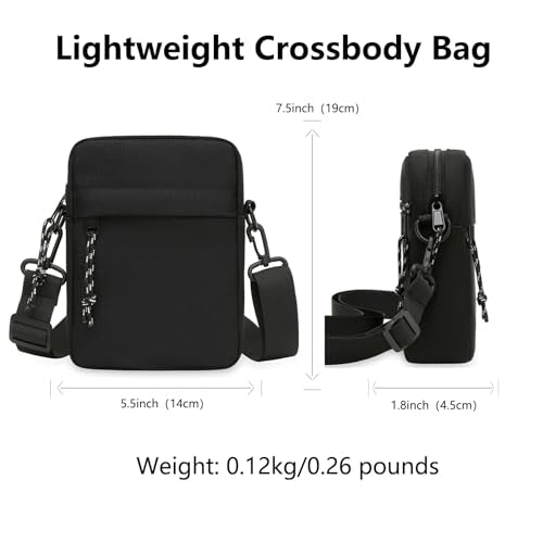 Azonee Sling Bag, Sling Crossbody Backpack Shoulder Bag for Men Women, Lightweight One Strap Sling Bag Backpack Mini Sling Purse Chest Bag for Hiking Walking Biking Travel Cycling