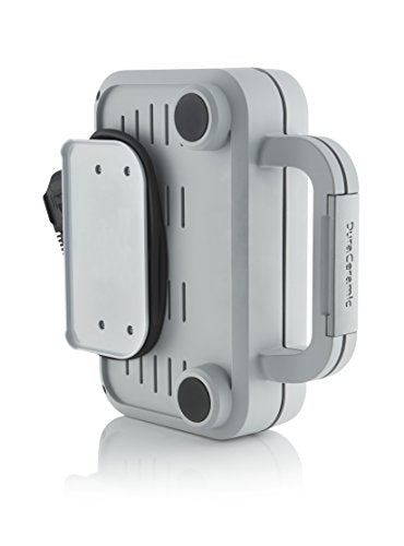 Breville VST072 DuraCeramic Waffle Maker, Non-Stick and Easy Clean with Deep-Fill Removable Plates, White and Stainless Steel