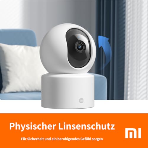 Xiaomi Smart Camera C301 | 3MP (2304 * 1296) resolution | Infrared Night Vision | 360� horizontally and 107� vertically | Human Detection | protecting privacy | two-way voice calls