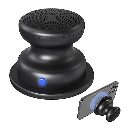 EWA A117 Mini Portable Wireless Bluetooth Speaker with Magnetic Base, Powerful Sound, Easy to Attach to Metal Surface, [Compatible with Magsafe, iPhone 15, 14, 13, 12 Pro/Max]