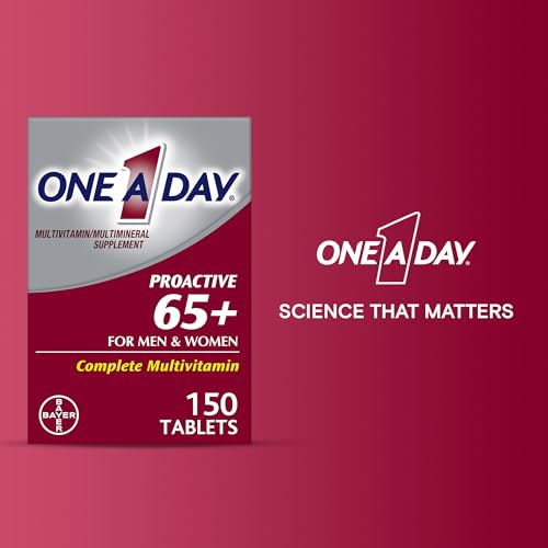 One A Day Men's & Women's Proactive 65+ Multivitamin Supplement (150 Count)