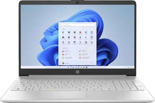HP 2024 Newest 15s Business Laptop With 15.6" FHD Display, Inel Core i5-1235U Porcessor |16GB DDR4 Ram |512GB NVMe SSD |Intel Iris Xᶱ Graphics |Backlit Keybaord |Windows 11 Natural silver (UPGRADE)